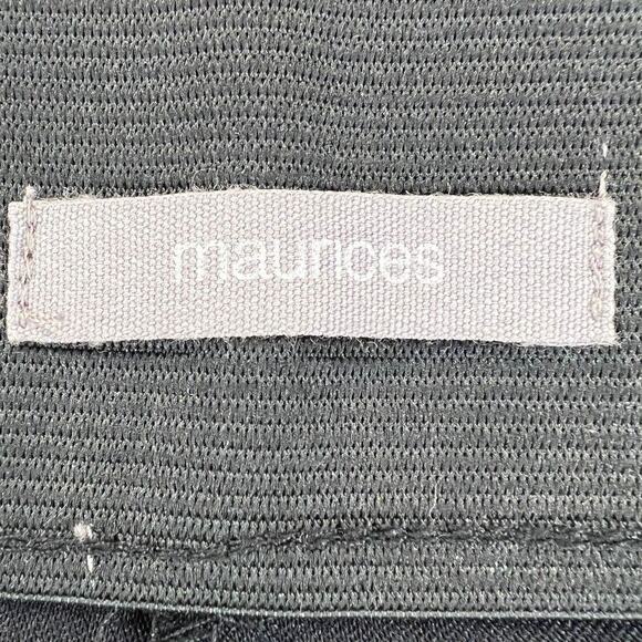 Maurices Women's Trouser Black Pull On Skinny Ankle Pants Size Small Short - Picture 6 of 7